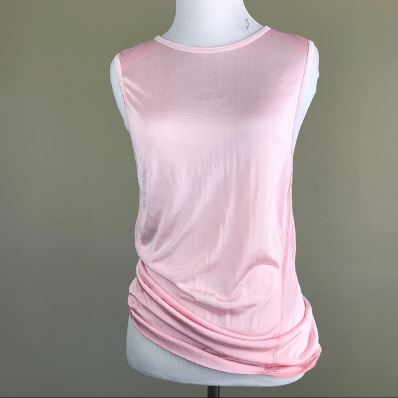 Athleta Crush Metallic Tank Pink Lemonade sz small - Picture 2 of 8